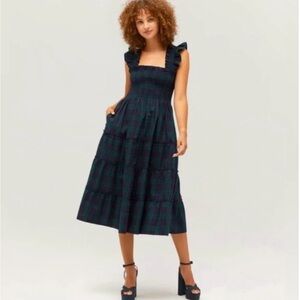 Hill House Home Ellie Dress in Blackwatch Tartan